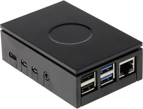 4B MFG Black SBC ház Alkalmas: Raspberry Pi Fekete 2. kép