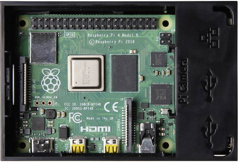 4B MFG Black SBC ház Alkalmas: Raspberry Pi Fekete 3. kép
