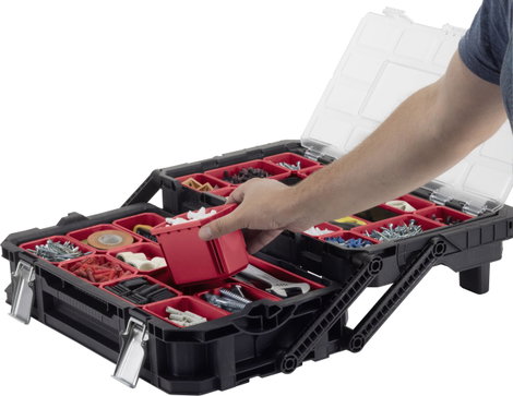 KETER Connect Rendszerező doboz (Sz x Ma x Mé) 560 x 160 x 320 mm Tartalom, tartalmi egységek rendel 2. kép
