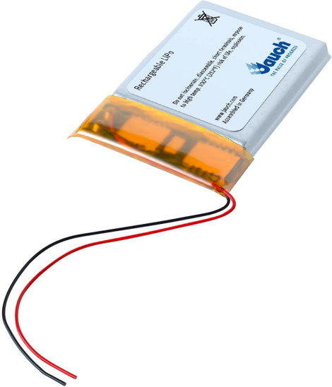 Jauch Quartz LP605060JU Speciális akku Prizmatikus Kábel LiPo 3.7 V 1900 mAh