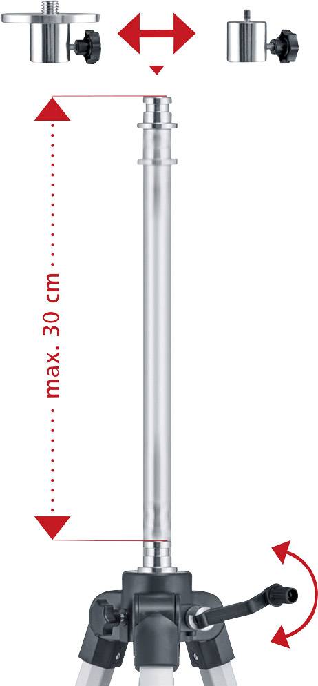 Laserliner VarioStand L 120 Teleszkópos állvány 5. kép