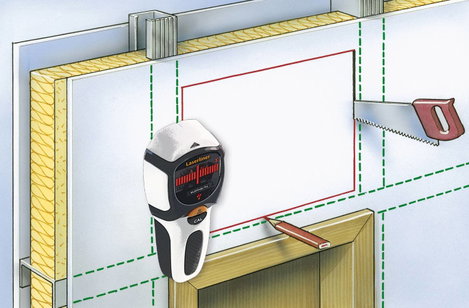 Laserliner Helymeghatározó Ortungsgerät MultiFinder Pro Metall bis 10cm/and.Mat.4-5cm 080.966A Keres 15. kép