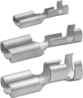 Klauke 18251A Csúszósarus hüvely Dugasz szélesség: 2.80 mm Dugaszolási vastagság: 0.80 mm 180 ° Szig