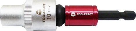 TOOLCRAFT 2159048 2 az 1-ben gyorscserélő bittartó hosszúság, 72 mm-es meghajtó 6. kép