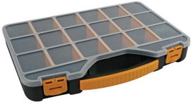 Velleman OMR13 Rendszerező doboz (H x Sz x Ma) 326 x 257 x 48 mm Rekeszek: 18 Tartalom, tartalmi egy