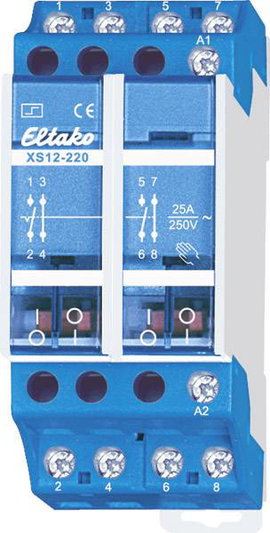 Áramlöket kapcsoló Kalapsín Eltako XS12-220-230V 2 záró, 2 nitó 230 V 15 A 1 db