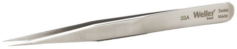 Weller Erem® 3SA Precíziós csipesz 1 db Hegyes, finom 120 mm 2. kép