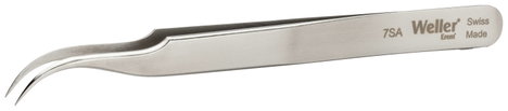 Weller Erem® 7SA Precíziós csipesz 1 db Hegyes, ívelt, finom 120 mm 2. kép