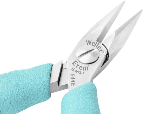 Weller Erem® 544E ESD Lapos kerek csőrű fogó Lapos 2. kép