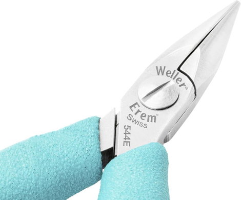Weller Erem® 544E ESD Lapos kerek csőrű fogó Lapos 5. kép