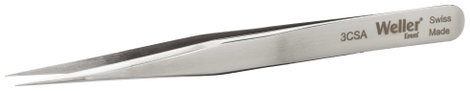 Precíziós csipesz 110 mm, hegyes, finom, Weller Erem® 3CSA 3. kép