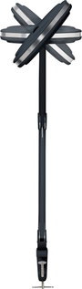 LED-es nagyítós lámpa 8 W, 3x nagyítás, fekete, Ø 122 mm, Toolcraft 2178611 5. bélyegkép
