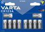 Varta LITHIUM Cylindr. CR123A Bli10 CR-123A Fotóelem Lítium 1430 mAh 3 V 10 db bélyegkép