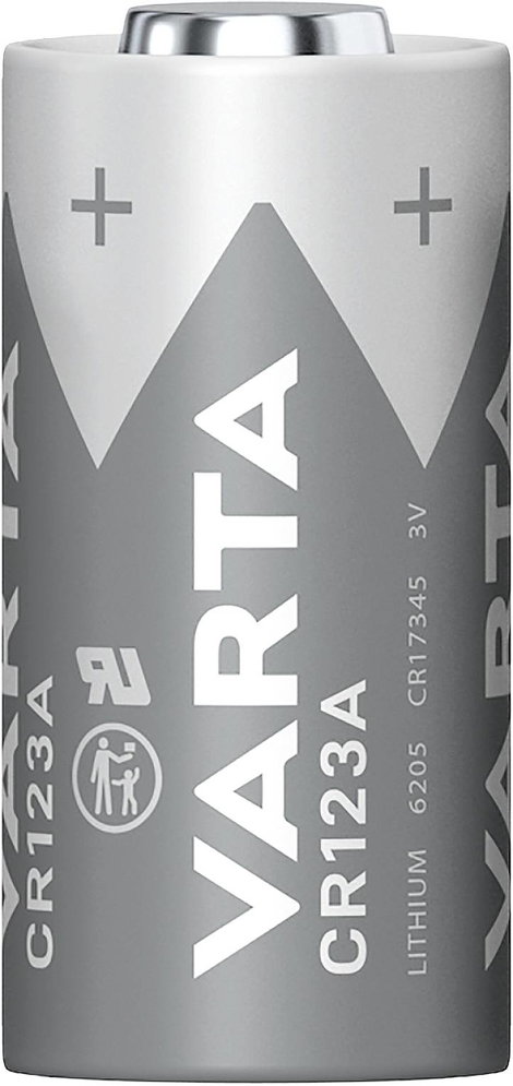 Varta LITHIUM Cylindr. CR123A Bli10 CR-123A Fotóelem Lítium 1430 mAh 3 V 10 db 2. kép