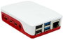 Raspberry Pi® RPI4-CASE-RW SBC ház Alkalmas: Raspberry Pi® 4 B Piros, Fehér bélyegkép