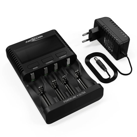 Ansmann Powerline 4 Ultra Hengeres akku töltő NiCd, NiMH, Lítiumion Mikro (AAA), Ceruza (AA), Baby ( 13. kép