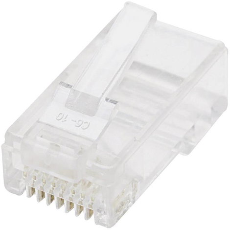 Intellinet Intellinet 502344 cavo di collegamento RJ-45 Trasparente (CAT6 RJ45 MODULAR PLUG Intellil 2. kép