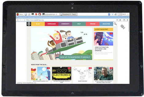 Joy-it LCD10 V2 Érintőkijelzős modul 25.7 cm (10.1 coll) 1280 x 800 Pixel Alkalmas: Raspberry Pi 3. kép