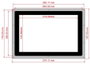 Joy-it LCD10 V2 Érintőkijelzős modul 25.7 cm (10.1 coll) 1280 x 800 Pixel Alkalmas: Raspberry Pi 7. bélyegkép