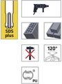 Alpen 0068001200100 ALPEN-MAYKESTAG Keményfém szívófúró téglákhoz SDS-plus szárral 1 db 3. bélyegkép