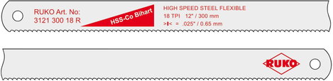 Kézi fűrészlap HSS-Co Bihart kobalt RUKO 312130024R