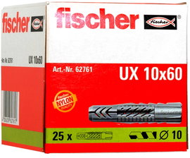 Fischer UX 10 x 60 Univerzális tipli 60 mm 10 mm 62761 25 db