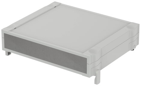Bopla BOTEGO BO 62609 Asztali műszerdobozok 256.9 x 307.35 x 65.2 ABS Élénk szürke (RAL 7035) 1 db