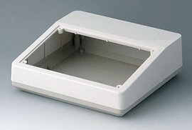 OKW AS054468 Pultos műszerdobozok 228 x 76 x 216 ABS, Alumínium Alumínium (eloxált) 1 db