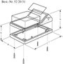 TEKO 790.9 Pultos műszerdobozok 145 x 85 x 73 ABS, Alumínium Fekete, Ezüst 1 db 2. bélyegkép