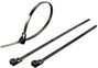 KSS 541086 HVCR250BK Kábelkötöző készlet 250 mm 7.60 mm Fekete Nyitható 100 db bélyegkép