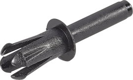 PB Fastener 301-1283-001 Szegecs Lyuk Ø 5.4 mm Műanyag Fekete 1 db