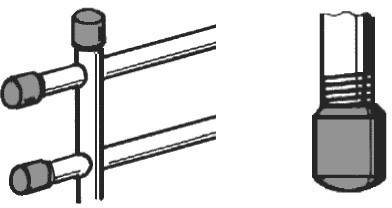 PB Fastener 009 0040 220 03 Védősapka Szorítási átmérő (max.) 4 mm Polietilén Fekete 1 db 2. kép