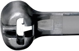 Panduit CVR240LBK BT1.5I-C0 Kábelkötöző 155 mm 3.60 mm Fekete Fém nyelvvel, UV stabilizált, Időjárás