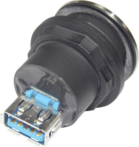 Beépíthető USB hüvely, 3.0 Alj, beépíthető RRJVA_USB3_AA RRJVA_USB3_AA Schlegel Tartalom: 1 db 2. kép