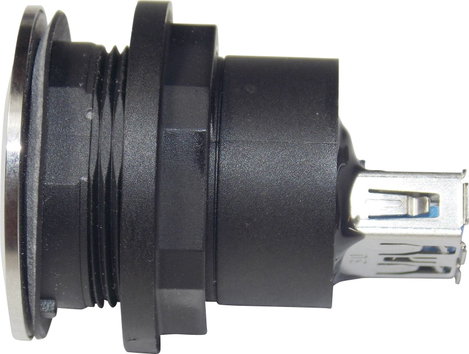 Beépíthető USB hüvely, 3.0 Alj, beépíthető RRJVA_USB3_AA RRJVA_USB3_AA Schlegel Tartalom: 1 db 3. kép