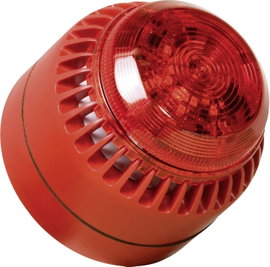 ComPro Kombi jeladó ROLP Solista Beacon Piros Hosszú hang 12 V/DC, 24 V/DC