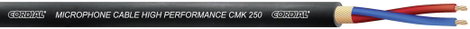 Cordial CMK 250 Mikrofonkábel 2 x 0.50 mm² Fekete méteráru