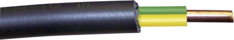 Helukabel 32003 SW Földelő vezeték NYY-J-RE 1 x 10 mm² Fekete méteráru