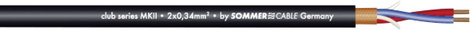 Sommer Cable 200-0051 Mikrofonkábel 2 x 0.34 mm² Fekete méteráru