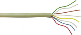 BKL Electronic 1507000/50 Telefonkábel J-Y(ST)Y 2 x 2 x 0.60 mm Szürke 50 m