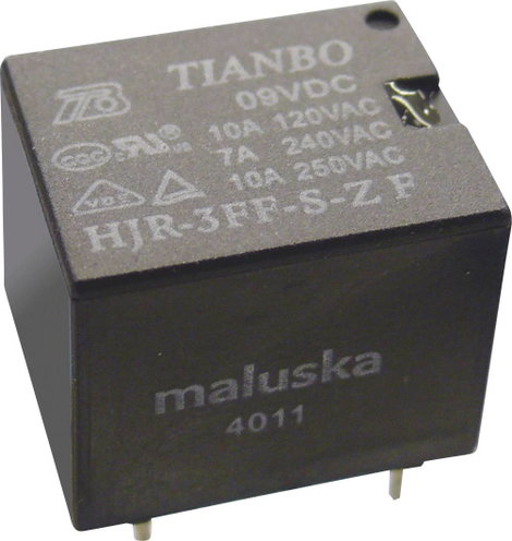 Tianbo Electronics HJR-3FF-12VDC-S-ZF Nyák relé 12 V/DC 15 A 1 váltó 1 db