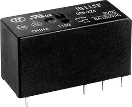 Hongfa HF115F/005-2ZS4A(610) Nyák relé 5 V/DC 8 A 2 váltó 1 db