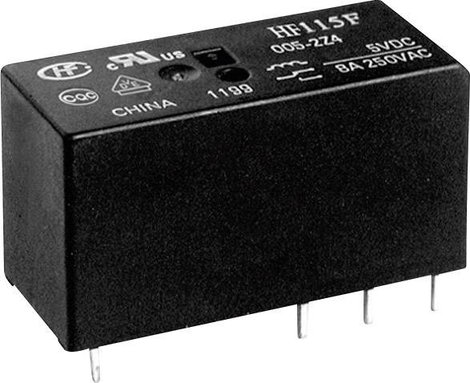 Hongfa HF115F/012-1HS3B(610) Nyák relé 12 V/DC 16 A 1 záró 1 db