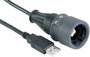 Az USB kábel mindkét oldalán rögzíthető PXP6040/B/2M00 B típus (reteszelő) az A típuson PXP6040/B/2M bélyegkép