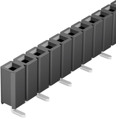 Fischer Elektronik Hüvelysor (standard) Sorok száma: 1 Pólusok száma sorozatonként: 20 BL LP 5 SMD/