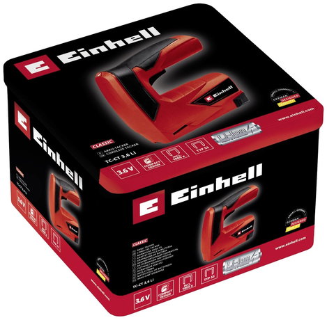 Einhell TC-CT 3,6 Li 4257880 Akkus tűzőgép Kapocs típus 53-as típus Kapocs hosszúság 6 - 14 mm 3. kép