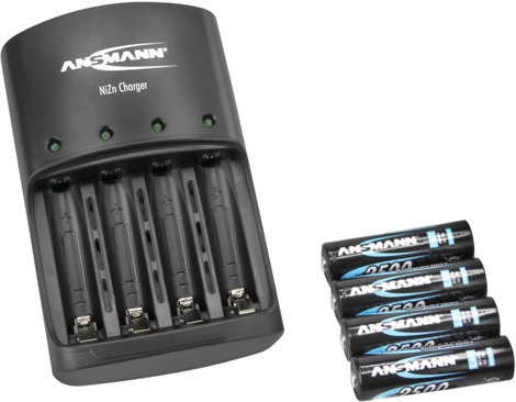 NiZn akkutöltő, mikro- és ceruzaakkukhoz, AA, AAA, Ansmann Charger 8. kép