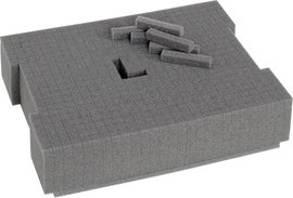 Sortimo 600.000.3673 L-Boxx LB 136 Habanyag betét (H x Sz x Ma) 405 x 315 x 85 mm