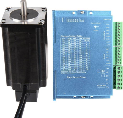 Joy-it Léptetőmotor Nema23-04cl neu 3 Nm 4.2 A Tengely átmérő: 7.5 mm 5. kép