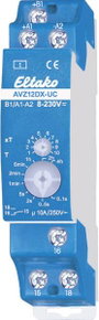 Eltako 23001302 AVZ12DX-UC Időrelé Mono funkció 230 V 1 db Időtartomány: 0.1 mp - 40 óra 1 váltó bélyegkép